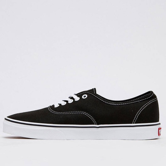 Vans Authentic Solid Canvas Skateboard Sneaker With Contrast Stitching - Picture 5 of 9